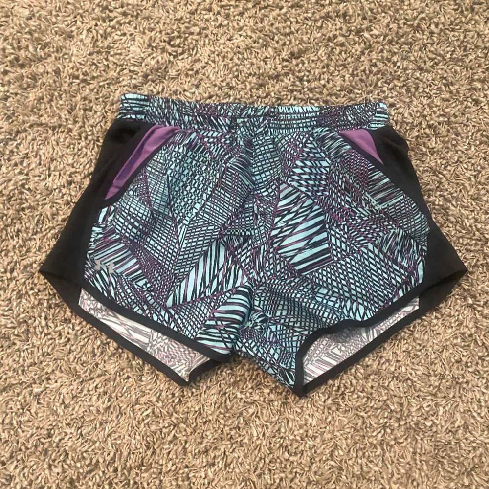 Blue and Purple Under Armour shorts size XS